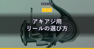 アキアジ用リールの選び方｜番手・ギア比・ドラグの基準