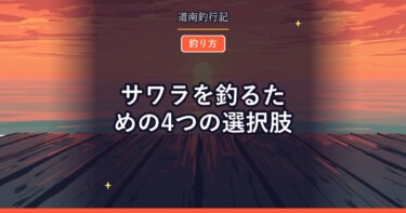サワラを釣るための4つの選択肢｜ブレードジギング・ミノー・ヘビーシンキング・ライトジギング