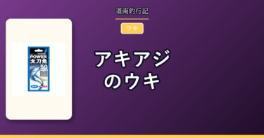 アキアジのウキ｜遊動式と固定式の違いと使い分け