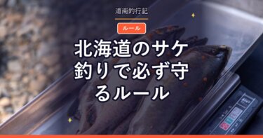 北海道のサケ釣りで必ず守るルール｜河川は全面禁止・河口規制も