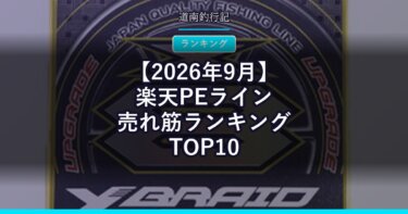 【2026年9月】楽天PEライン売れ筋ランキングTOP10｜みんなが使っているラインは？