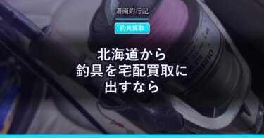 北海道から釣具を宅配買取に出すなら｜ウェイブとJUST BUYの条件を並べて比べた