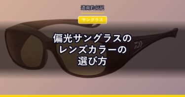 偏光サングラスのレンズカラーの選び方｜道南の海で迷わない1色は？